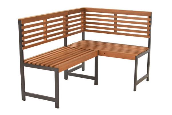 Merxx Eckbank, Aluminiumgestell mit FSC Akazie, 22200-011