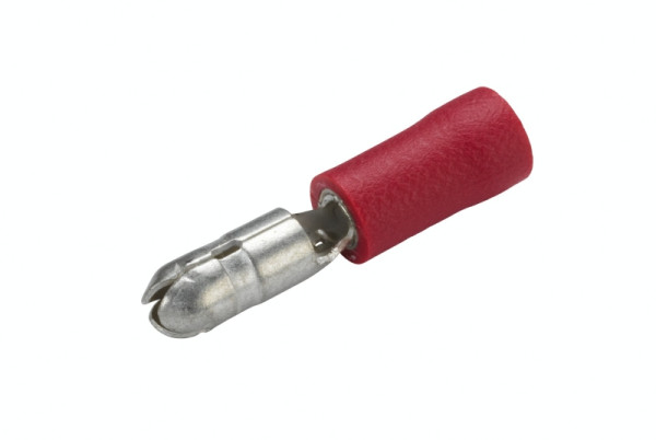 HELLA Leitungsverbinder, rot, von: 0.5mm², bis: 1.0mm², Rundstecker, Ø: 4mm, Set, 8KW 044 040-812