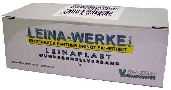 LEINA-WERKE Wundpflaster, 1 m x 8 cm elastisch, 70052, 4011166700525