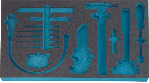 Hazet 2-Komponenten Weichschaum-Einlage, für 163-60/22, Abmessungen / Länge: 519 mm x 342 mm, 163-60L