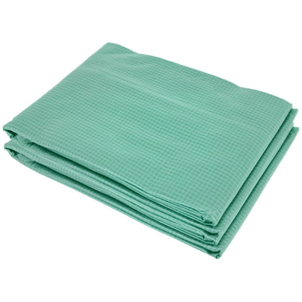 Outsunny Ersatzfolie für 3x3x2 m Gewächshaus, robust, reißfest, 6 Fenster, Tür, Grün, 845-382V03GN