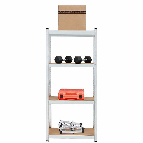 monzana Schwerlastregal 2er-Set 160x90x40cm verzinkt 700kg, 108129