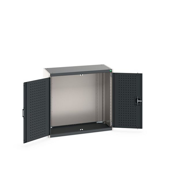bott cubio Flügeltürschrank, BxTxH: 1050x525x1000mm, RAL 7035/7016, Anthrazitgrau, 40013013.19V