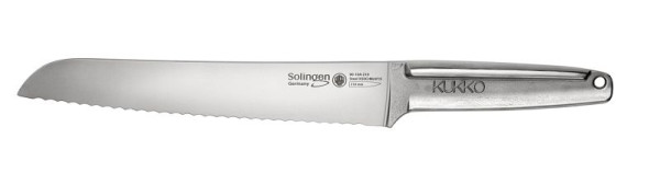 KUKKO Brotmesser mit Stahlgriff, 210 mm Klingenlänge, 90-104-210