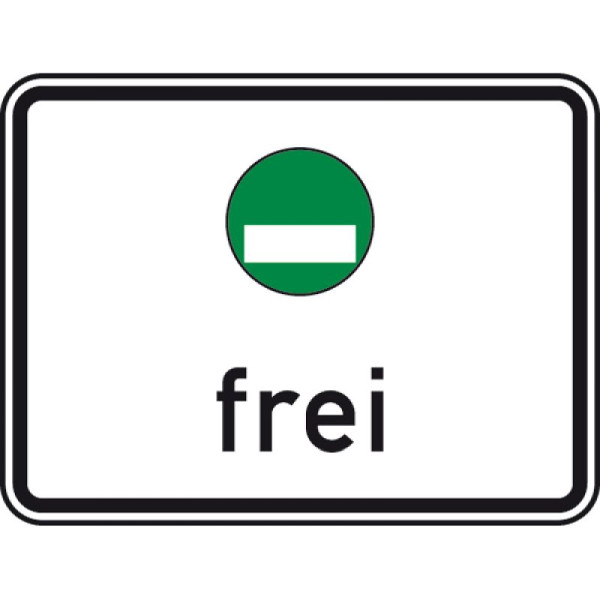Stein HGS Freistellung vom Verkehrsverbot nach § 40 Abs. 1 des Bundes-Immissionsschutzgesetzes. Grüne Plakette frei, Nr. 1031-52, 450x600mm /RA1/Alform, 1031-52-112