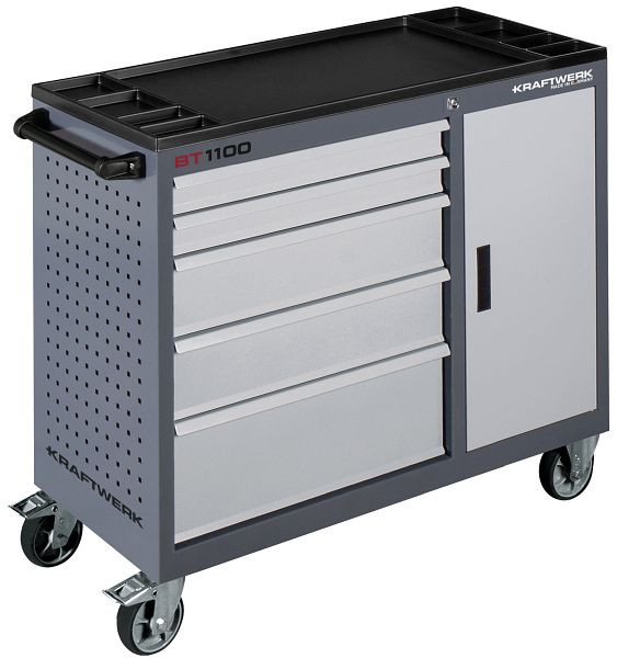 Kraftwerk Werkstattwagen BT1100 60/40 5 Schubladen + 1 Schrank, 101.315.100