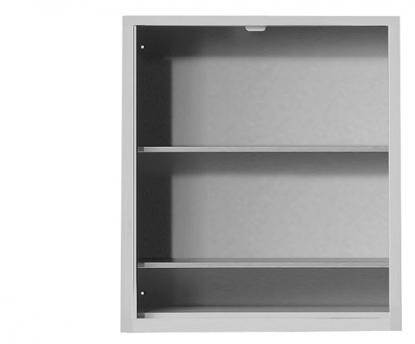 Kappes Ordnungsschrank ohne Türen Modell 10, 780 x 690 x 285 mm, RAL 7035, 2 Fachböden verzinkt, 1001.01.0013