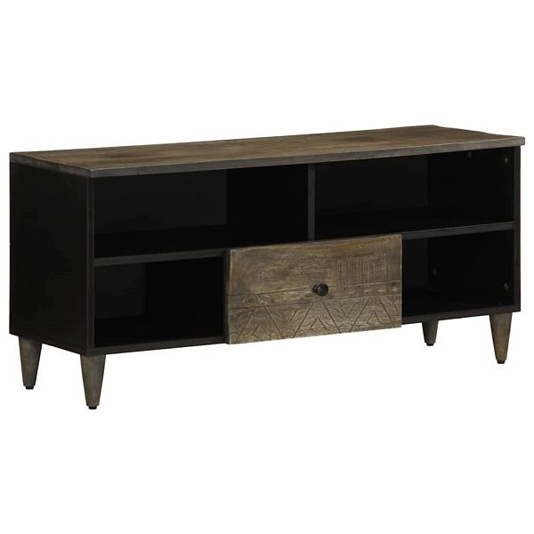 vidaXL TV-Schrank 100x33x46 cm Massivholz Mango, 4017808