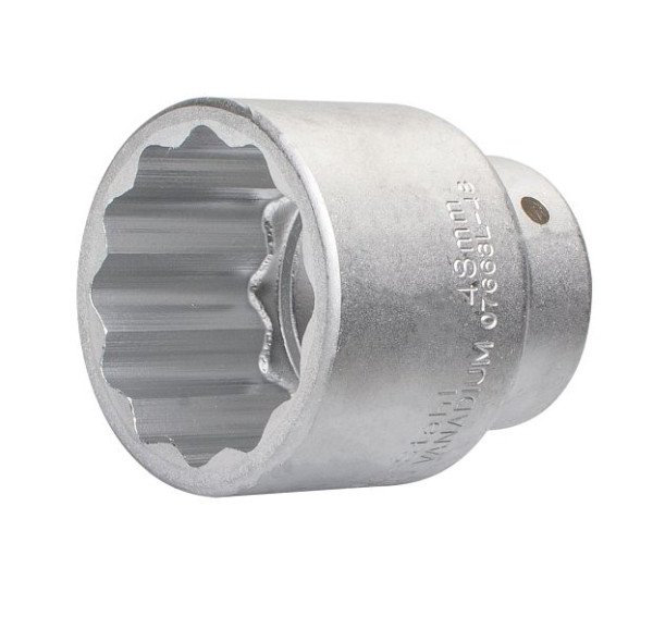 SW-Stahl Steckschlüsseleinsatz, 3/4", Zwölfkant, 48 mm, 07663L-48