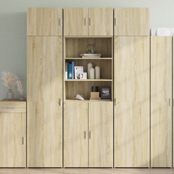 vidaXL Hochschrank Sonoma-Eiche 70x42,5x225 cm Holzwerkstoff, 3281317