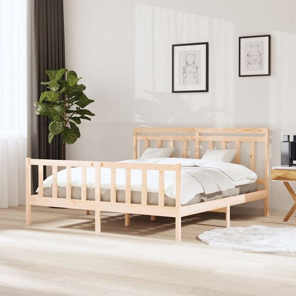 vidaXL Massivholzbett 160x200 cm, 3100968, 8720286959558