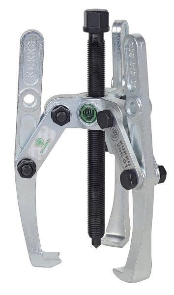KUKKO 3-armiger Universal Abzieher mit schwenkbaren Haken und verstellbarer Spanntiefe, Spannweite außen: 150 mm, 206-01