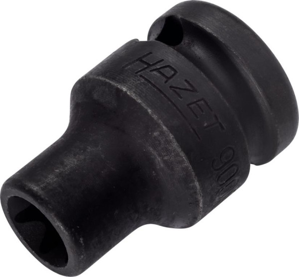 Hazet Schlag-, Maschinenschrauber Steckschlüsseleinsatz, TORX®, Vierkant hohl 12,5 mm (1/2 Zoll), Außen TORX® Profil, E12, 900S-E12