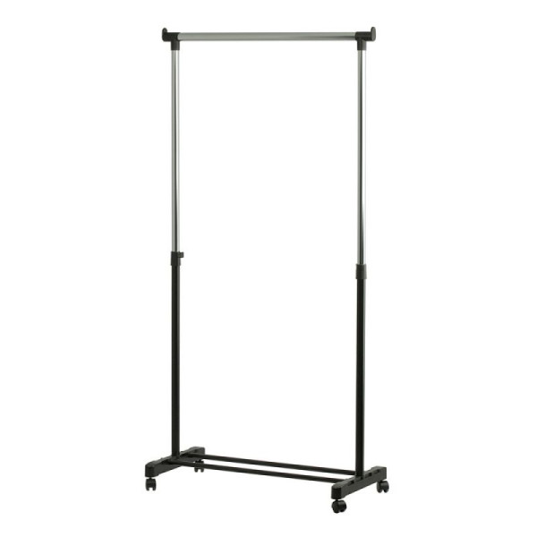 STEIN HGS Kleiderregal einzeln, Schwarz, Chrom, Stahl, 83306.0001