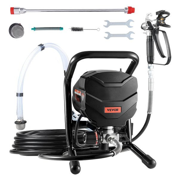 VEVOR Stand Airless Farbspritzgerät Elektrische Farbspritzmaschine, 650W 3000PSI, ZSSPTJ650W02IF8RLV2