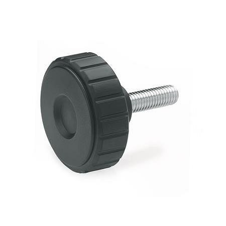 Ganter Softline-Rändelgriffschrauben, Kunststoff (GN 4534-54-M10-50), VE: 25 Stück, 4534-54-M10-50