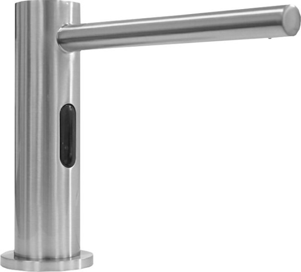 KWC Seifenspender, elektronisch, Standmontage, vernickelt gebürstet, Steckernetzteil 230 VAC, Waschtischmontage, 2030054678