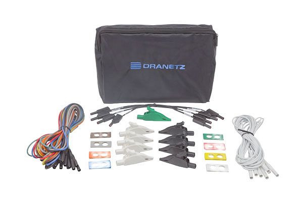 Gossen Metrawatt Dranetz Farbige Spannungskabel-Set, Color Voltage Kabelsatz mit 4 mm Steckern CVCS-HDPQ, 193849