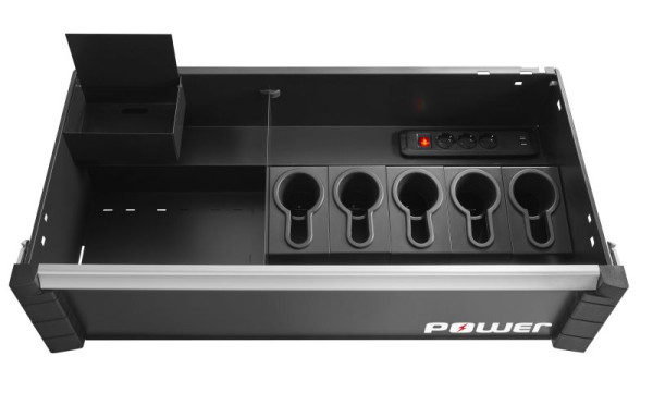 Facom JET+ Schublade M5 mit Stromversorgung, JET.GM5POWER