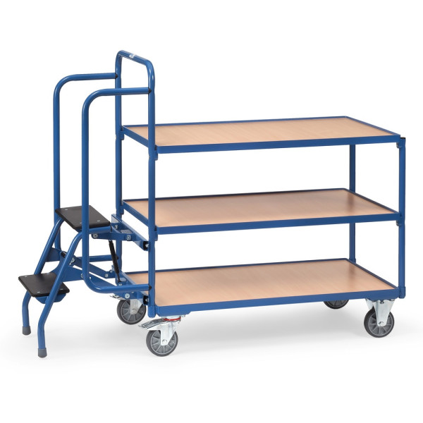 Fetra Kommissionierwagen, Ladefläche 1.000 x 600 mm, Etagenhöhen: 200, 510, 820 mm, 2106