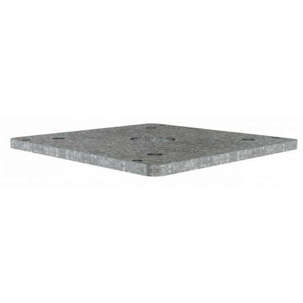 Schake Adapterplatte für Aluminium-Mast, 3531101, 4250384760830