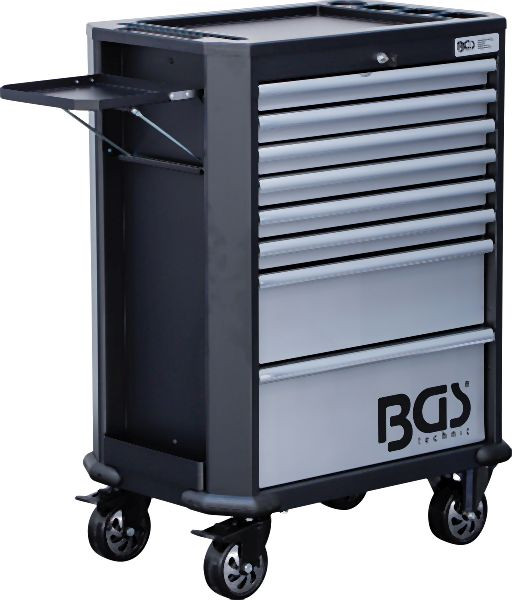 BGS Werkstattwagen, 8 Schubladen, leer, 4107, 4026947041070