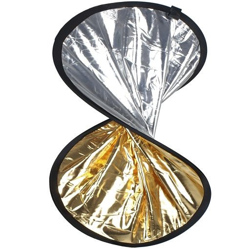 Walimex Doppelreflektor silber/gold, 30cm, 1016536