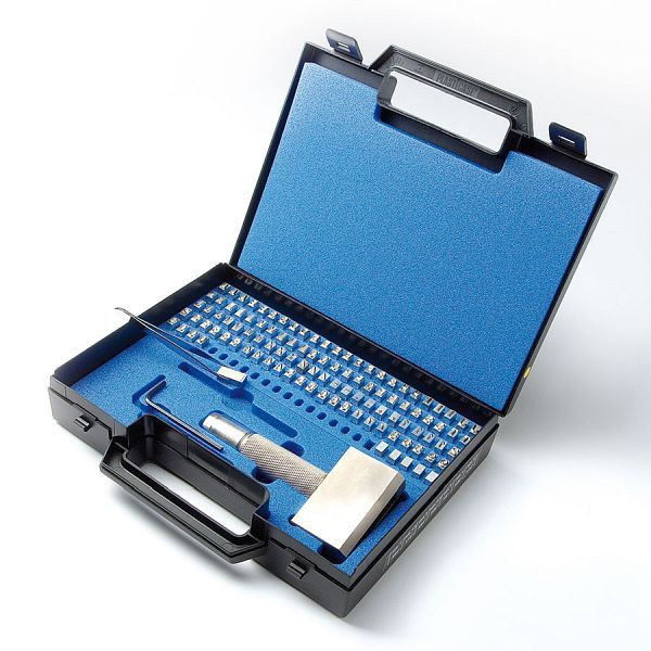GRAVUREM Europa Typensortiment Handschlagtypenhalter & Typenstempel, Schrifthöhe: 3 mm, 16503000