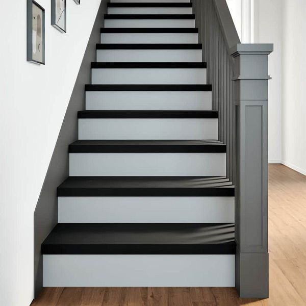 vidaXL Treppenstufen 8 Stk. Dunkelbraun 70x30x2 cm Massivholz Eiche, 3283031