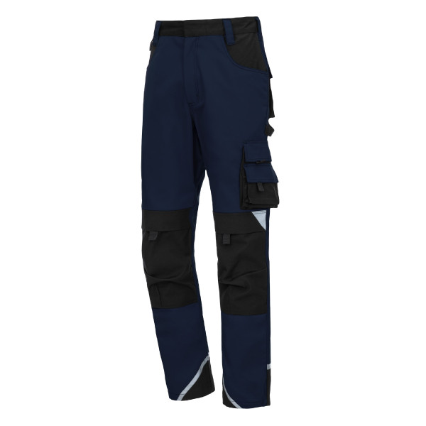 NITRAS MOTION TEX PLUS, Arbeitshose, lang, Größe: 66, Farbe: marineblau, VE: 10 Stück, 7616-66