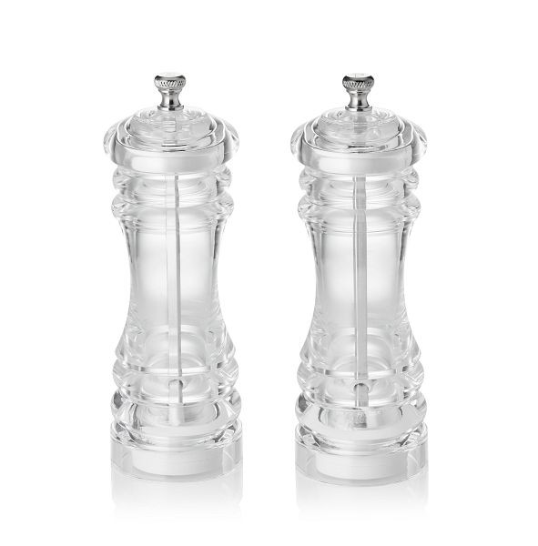 WAS Salz-/Pfeffermühlen Set Classic Mill Acryl & Classic Shaker Acryl, 15 cm, 2463215