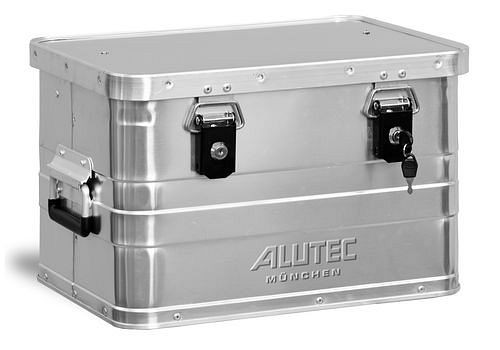 DENIOS Aluminiumbox Classic, ohne Stapelecken, 30 Liter Volumen, 254860