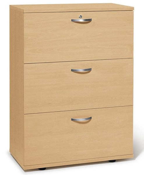 Deskin Hängeregistraturschrank MULTI M pro, Buchedekor, B 800 x H 1140 x T 420 mm, 268337