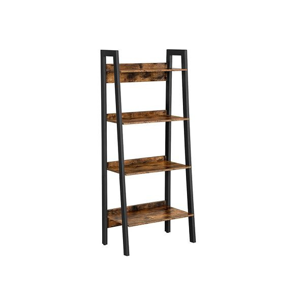 VASAGLE Bücherregal mit 4 Ebenen, 56x34x137.5 cm, LLS054X01