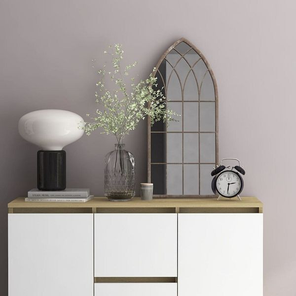 vidaXL Spiegel Sandfarben 70x30 cm Eisen für den Innenbereich, 3093513