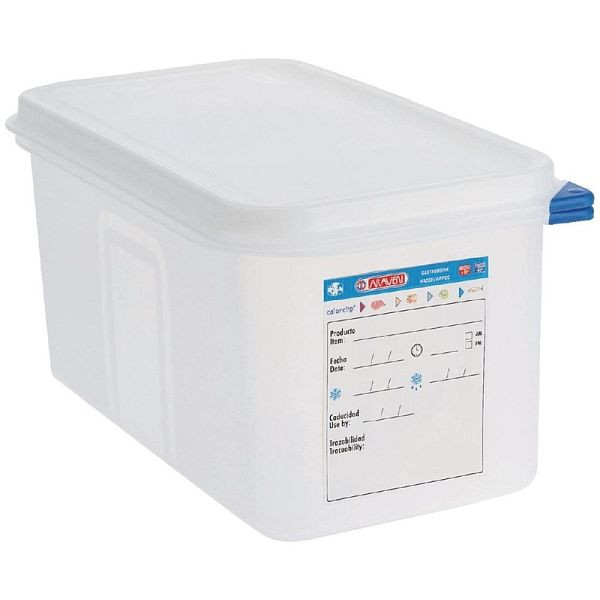 Araven GN1/3 Lebensmittelbehälter 6L, 20 cm, 4er Pack, T987