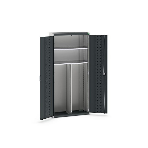 bott cubio Koffer-Flügeltürenschrank unbestückt, BxTxH: 938x400x2000mm, RAL 7035 / RAL 7016, 40032035.19V