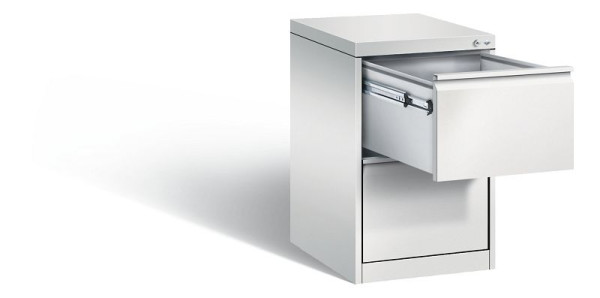 C+P Hängeregistraturschrank Acurado, H733xB433xT590mm, Farbe: Lichtgrau, Griffleiste, 12412-311 S10001