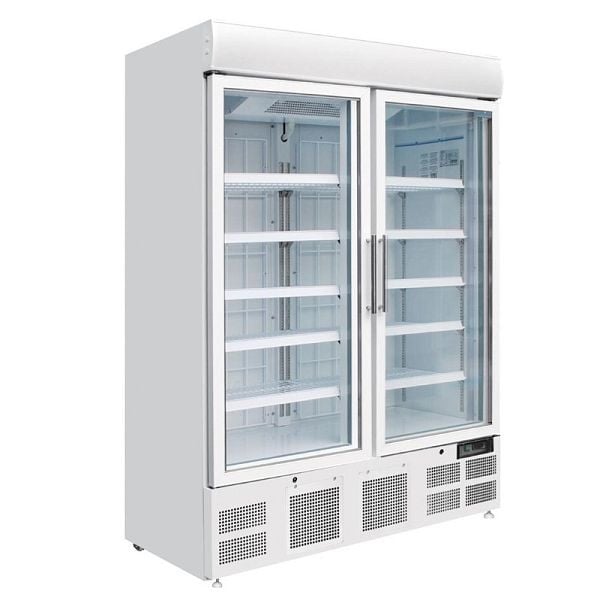 Polar Serie G Display Gefrierschrank, 2 Türen, weiß 920 Liter, GH507