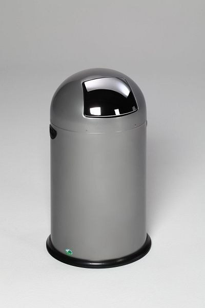 VAR Abfallsammler 22 L ohne Fußpedal, silber, 43061, 4030695430611
