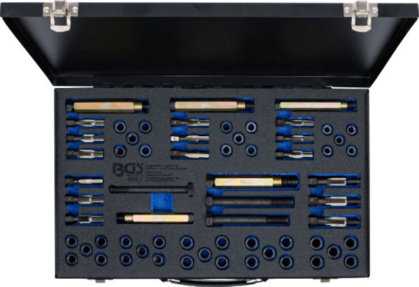 BGS Reparatursatz für Glühkerzengewinde, M8 - M9 - M10 - M12, 8653