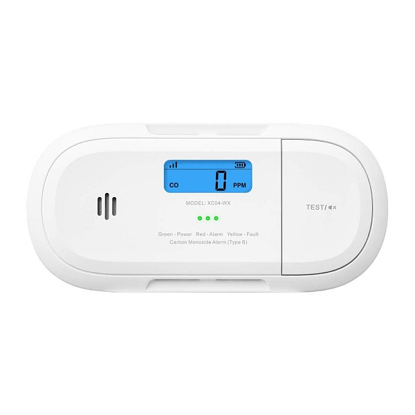 X-Sense XC04-WX - Intelligenter WLAN-Kohlenmonoxidmelder mit LCD-Anzeige, xsc4wx
