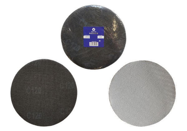 VaGo-Tools Schleifgitter 225mm Schleifteller Schleifscheiben K 60 Gitternetz, VE: 25 Stück, 225-SG-60-1_fv