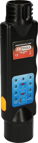 KS Tools 12V Zugwagentester / Prüfgerät für Anhängersteckdosen 13-polig, 150.0933