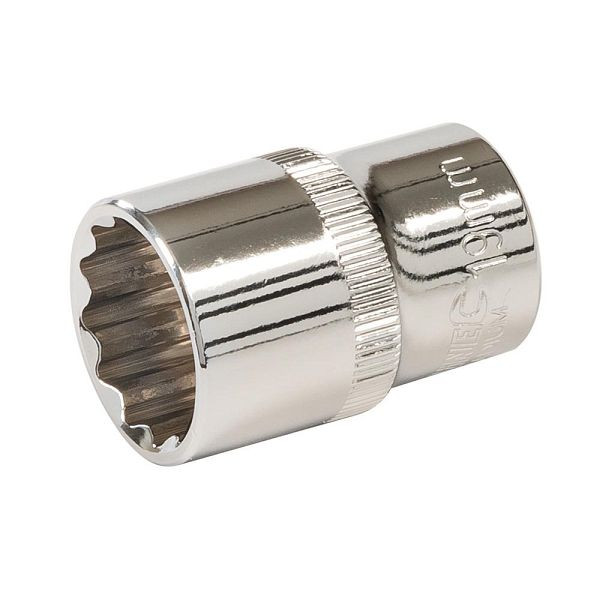 Silverline Doppelsechskant-Steckschlüsseleinsatz, metrisch, 1/2-Zoll-Antrieb, 19 mm, 687231
