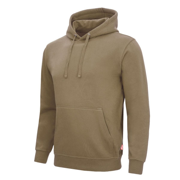 NITRAS MOTION TEX LIGHT, Kapuzenpullover, 70% Baumwolle / 30% Polyester, 300g/qm, Größe: 3XL, Farbe: khaki, VE: 15 Stück, 7025-5100-3XL