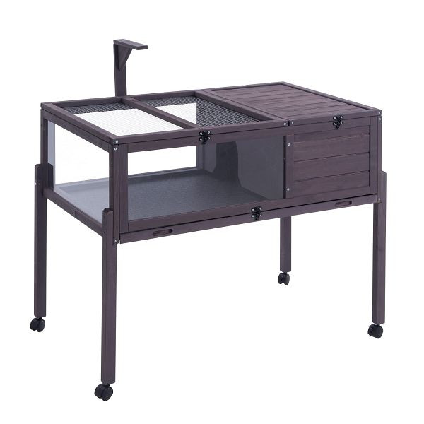 VEVOR Schildkrötengehege Schildkrötenhaus Terrarium aus Holz 965x610x825mm, MZWGXMZDGJJ0EYRH1V0