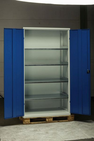 KLW Fachboden Stahlblech, verzinkt B 505 x T 543 x H 20 mm, inkl. 2x Auflagewinkel, FB10Z01-505-543-050