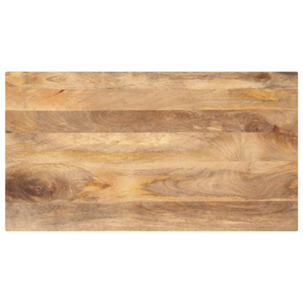 vidaXL Tischplatte 100x70x2,5 cm Rechteckig Massivholz Mango, 371477