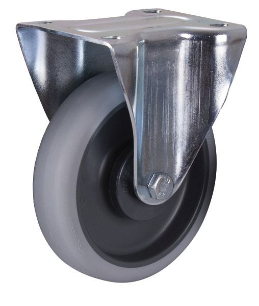 VARIOfit Bockrolle thermoplastisch, 160 x 40 mm, grau, mit thermoplastischer Bandage, bpg-160.050